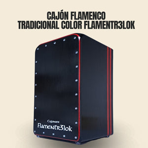 Cajón Flamenco Tradicional Color Flamentr3lok 